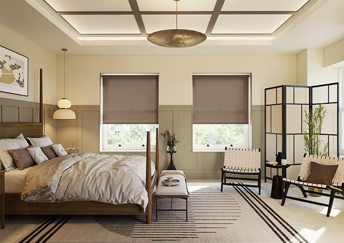 Trapani, Chocolate - Twist&Fit Roller Blind - Image 8